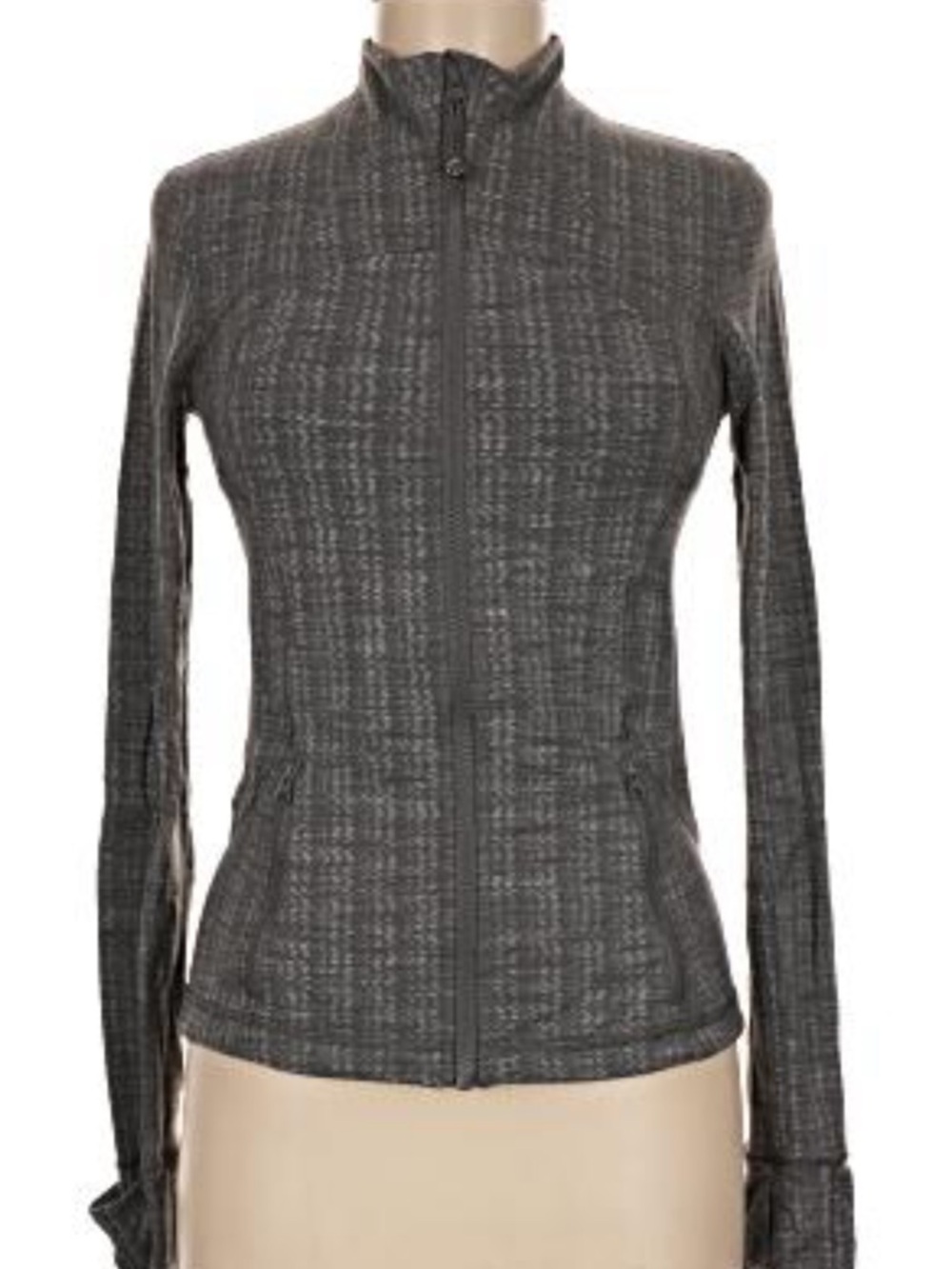 lululemon athletica Heathered Charcoal Full-Zip Jacket